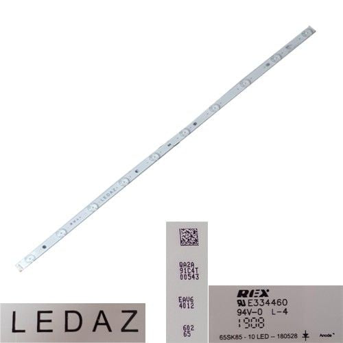 Tira 10 Leds E334460 QA2A91C4T00543 EAU64012 LG 65SK8500PLA (SWAP)