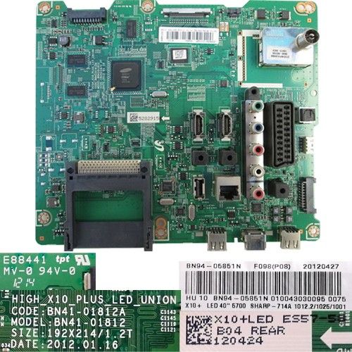 Placa Main BN41-01812A, Samsung UE40ES5700