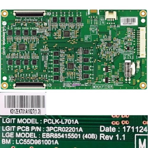 Placa Led Driver EBR85415501 (40B) Rev 1.1, LG 55SM9010PLA