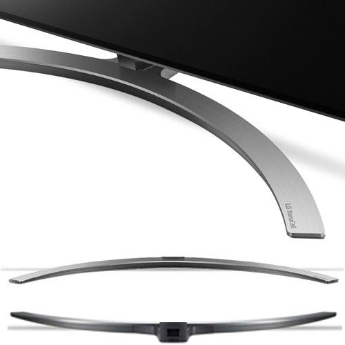 Pie MEZ64859480(REV00), Color Light Black Pearl, LG 55SM9010PLA (Sin tornillos)