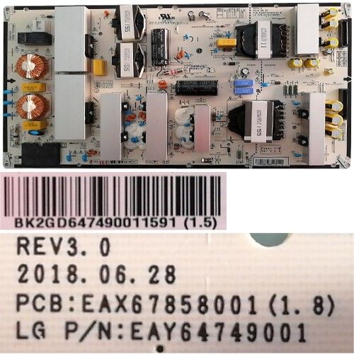Fuente Alimentación EAX67858001(1.8), LG OLED55E8PLA