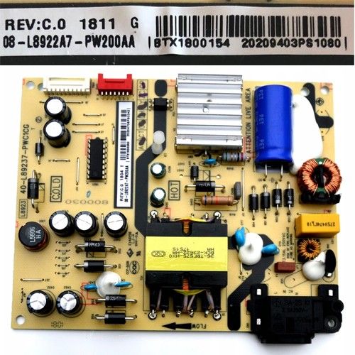 Fuente Alimentacion 40-L89237-PWC1CG REV:C.0 1811 G 08-L8922A7-PW200AA BTX1800154