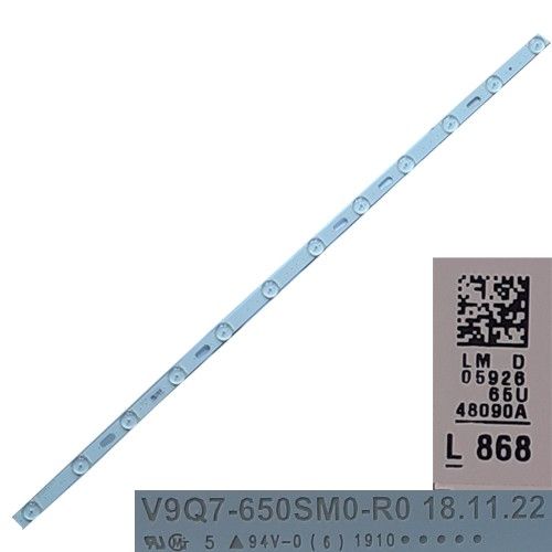 Tira 12  Leds V9Q7-650SM0-R0 LMD0592665U 48090A Samsung QE65Q70RAT
