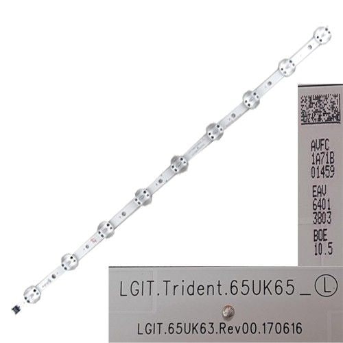 Tira 9 leds LGIT.65UK63.Rev00.170616 LG 65UK6400PLF (SWAP)