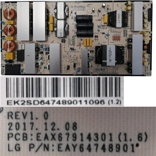 Fuente Alimentación EAX67914301(1.6), LG OLED65C8PLA