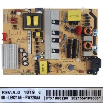 Fuente Alimentación Thomson 40-LE9216-PWA1WG REV:A.0 1819 G 08-LE921A6-PW220AA BTX1800290