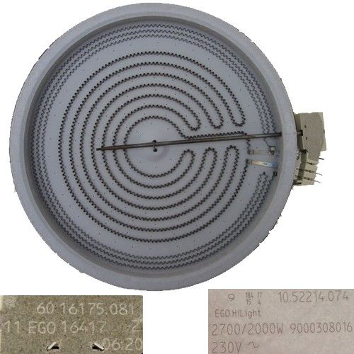 Resistencia Vitro 10.52214.074 60.16175.081 BSH/BALAY 3EB715LR/01 2700/2000w 230V 30cm