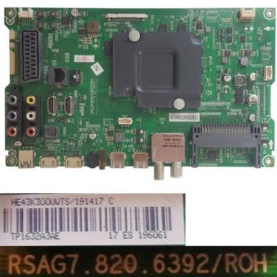 Placa Main Hisense RSAG7.820.6392/ROH HE43K300UWTS Hisense H49M3000