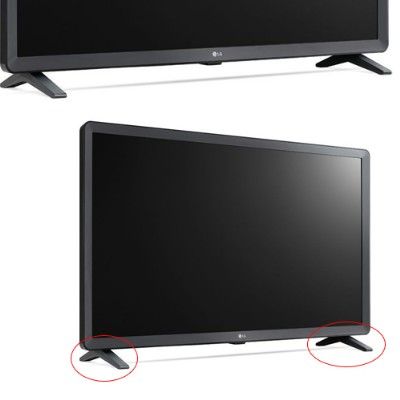 Pies LG 32LK610BPLB AAN76449089PAC ( con tornillos )