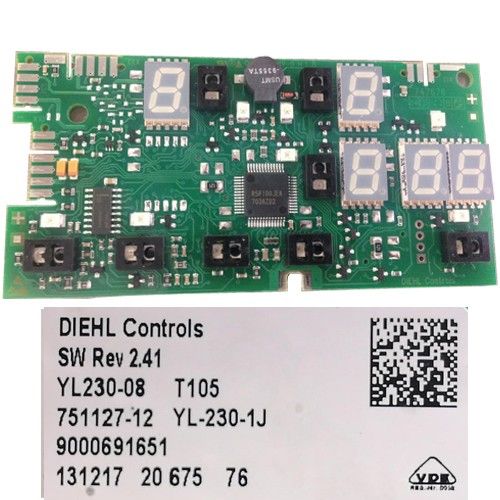 Modúlo Electrónico Mandos 9000691651 SW Rev 2.41 BOSCH PKM631B17E/01