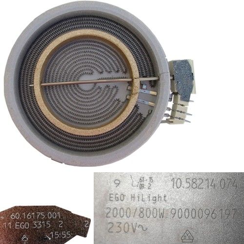 Resistencia Vitro 10.58214.074 60.16175.001, BSH Balay 3EB715LQ/01 2000/800w 230V 20cm