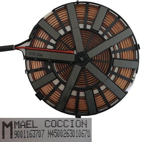 Bobina Inducción 9001163707 N4500263010670, Balay 3EB865FR 29cm SWAP/USADO