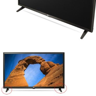 Pies LG 32LK510BPLB AAN75791721PAC ( con tornillos )