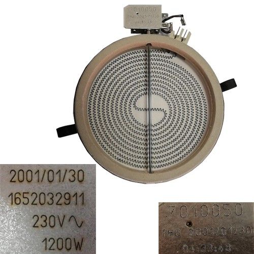 Resistencia Vitro 7010050, 04:33:48, 1652032911 Edesa 2VET-140 I 1200w 230V 16,5cms