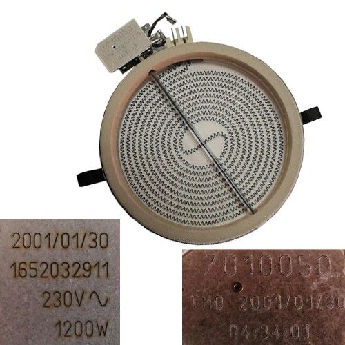 Resistencia Vitro 7010050, 04:34:01, 1652032911 Edesa 2VET-140 I 1200w 230V 16,5cms