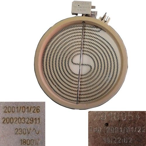 Resistencia Vitro 7010054 2002032911 Edesa 2VET-140 I 1800w 230V 20cms