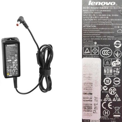 AC Adapter, Cargador... Lenovo LN-A0403A3C 20V Black SWAP/USADO