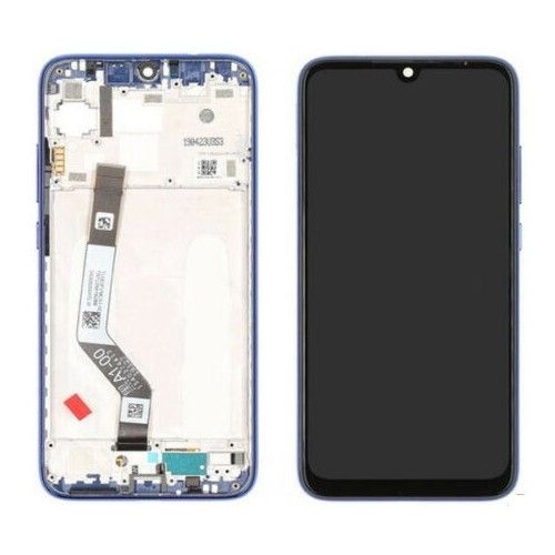 Display + Táctil + Marco/Frame Azul, Pantalla Completa Xiaomi Redmi Note 7