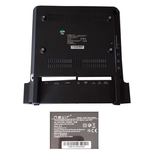 Carcasa trasera 742819120023408 NEVIR NVR-7428-32RD-N