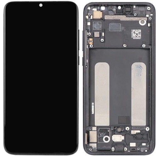 Display + Táctil + Marco/Frame Negro, Pantalla Completa Amoled Xiaomi Mi9 lite, Mi CC9... 6,39"
