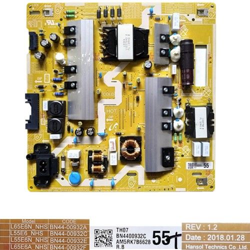 Fuente Alimentación BN44-00932C REV 1.2, AM5RK7B6628, Samsung UE65NU7172U
