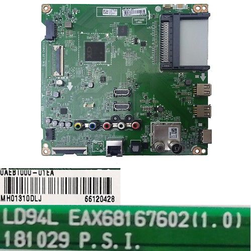 Placa Main EAX68167602(1.0), LG 32LM630BPLA