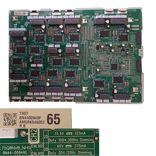 Placa Led Driver BN44-00949G, BN4400949F AM5RK940003 SAMSUNG QE65Q8DNAT