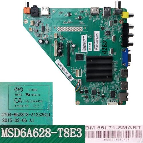 Placa Main MSD6A628-T8E3, 4704-M628T8-A1233G11, Stream System BM-55L71