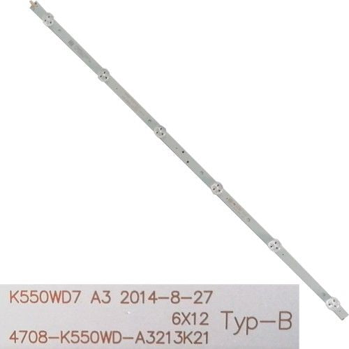 Tira 6 leds 4708-K550WD-A3213K31 Type B, Stream System MB55L71