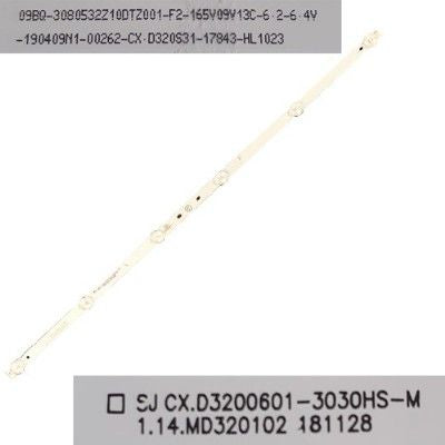Tira 6 leds SJ KCX-D3200601-3030HS-M Silver IP-LE32/41004-B