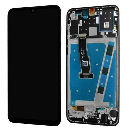 Pantalla Completa, Lcd + táctil negro + frame, Huawei P30 lite, Nova 4e... Con marco-carcasa frontal.