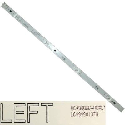 Tira 4 leds HC490DGG-ABWL1 LC49490137A LEFT LG 49UK6200PLA