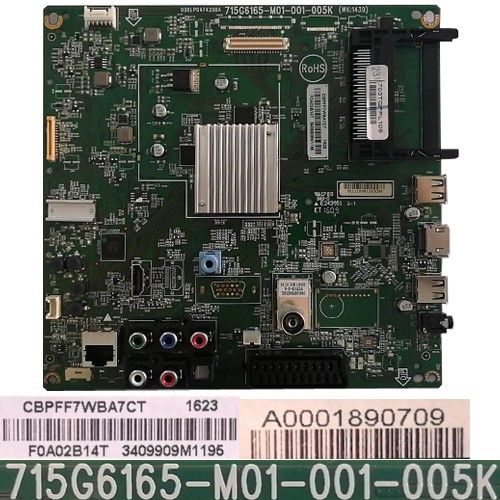 Placa Main 715G6165-M01-001-005K, F0A02B14T, 006LP0474290A, Philips 32PFH5300/88