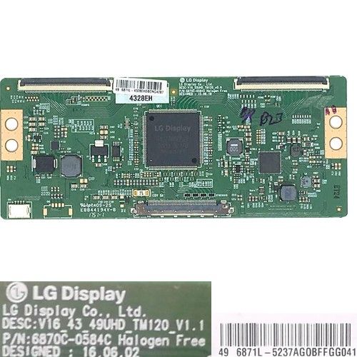 Placa T-Con 6870C-0584C, 6871L-5237AGOBFFGG041, Telefunken TE49269S26Y2P