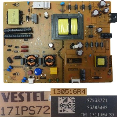 Fuente Alimentación 17IPS72, 130516R4, 23383402, Telefunken TE49269S26Y2P