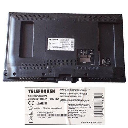 Carcasa trasera Telefunken TE24282S27ZXB (SWAP)