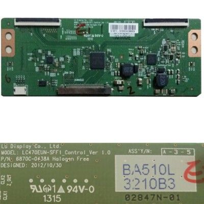 Placa TCon LG LC470EUN-SFF1_Control_Ver 1.0 6870C-0438A