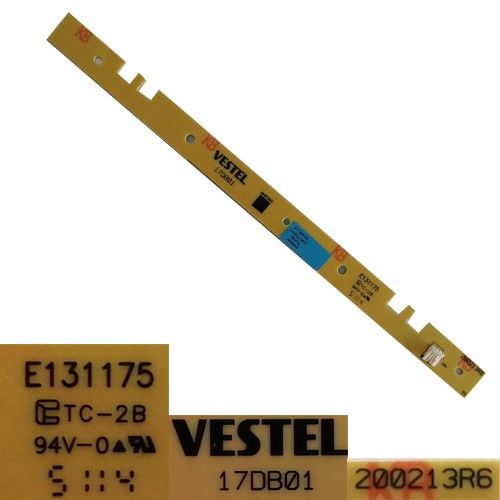 Tira conexión leds VESTEL 17DB01, E131175, 200213R6, Telefunken TE32182B301C10