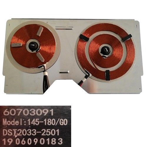 Bobinas Inducción 145-180/GO, 60703091, DST2033-2501, 1906090183, Teka IBC 63900 TTC 16,5cm y 19cm