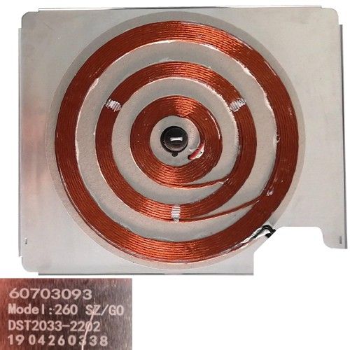 Bobina Inducción 260 SZ/GO, 60703093, DST2033-2202, 1904260338, Teka IBC 63900 TTC 27cm
