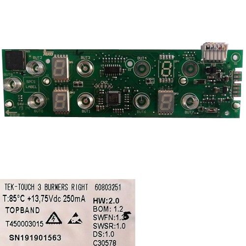 Módulo Electrónico Mandos TEK_TOUCH_B, T450003015, Teka IBC 63900 TTC