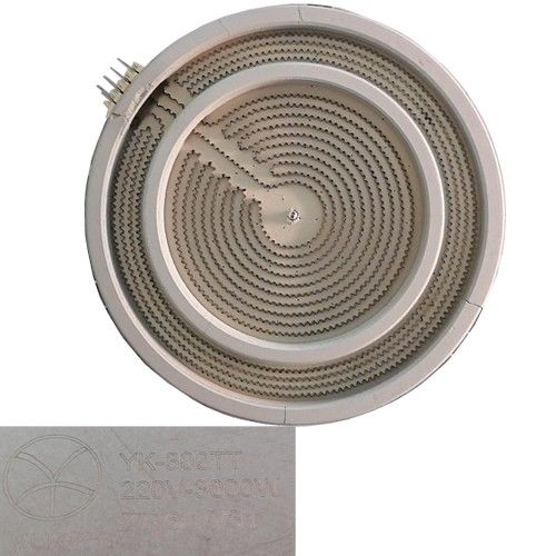 Resistencia Doble Vitro YK-300TT, Schneider SVI-316B 220V 3000W 30cm SWAP/USADO