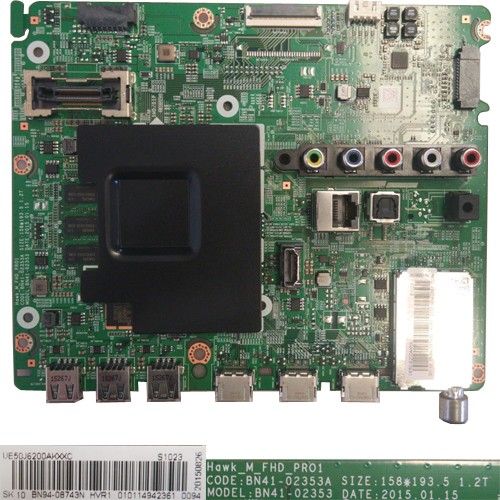 Placa Main BN41-02353, BN41-02353A, Samsung UE50J6200AK