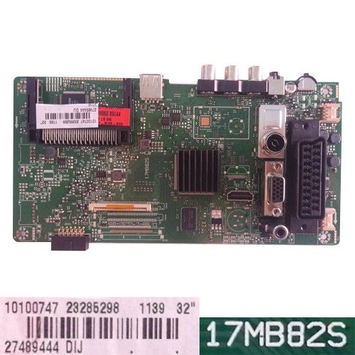 Placa Main 17MB82S, 10100747 23285298, Telefunken TE32278B30CXD