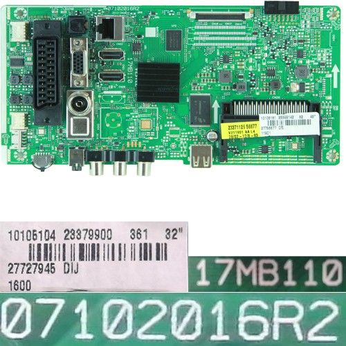 Placa Main VESTEL 117MB110, 07102016R2, 23379900, Telefunken TE32278B35TXD