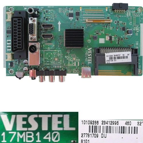 Placa Main VESTEL 17MB140, 23412996, Telefunken TE32472S27TXD