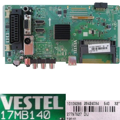 Placa Main VESTEL 17MB140, 23424034, Telefunken TE32472S27TXD