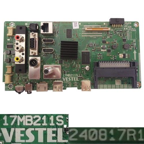 Placa Main VESTEL 17MB211S, 240817R1, 23466749 Hitachi 32HB14W65I