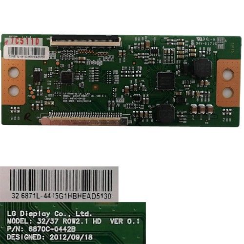 Placa T-Con 6870C-0442B, 6871L-4445G1HBHEAD5130, Telefunken TE32470S27TXDW