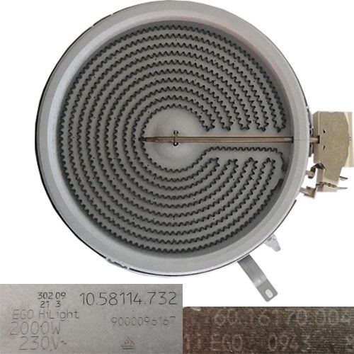 Resistencia Vitro 110.58114.732, 60.16170.004, 9000096167 Balay 3EB712L/01 2000w 230V 20 cm